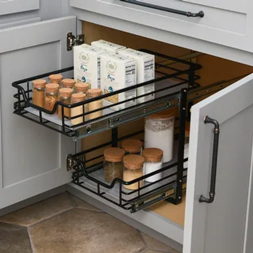 Household Essentials Glidez Multipurpose Pull-Out/Slide-Out Storage Organizer | Overstock.com Shopping - The Best Deals on Kitchen & Pantry Storage | 39670645