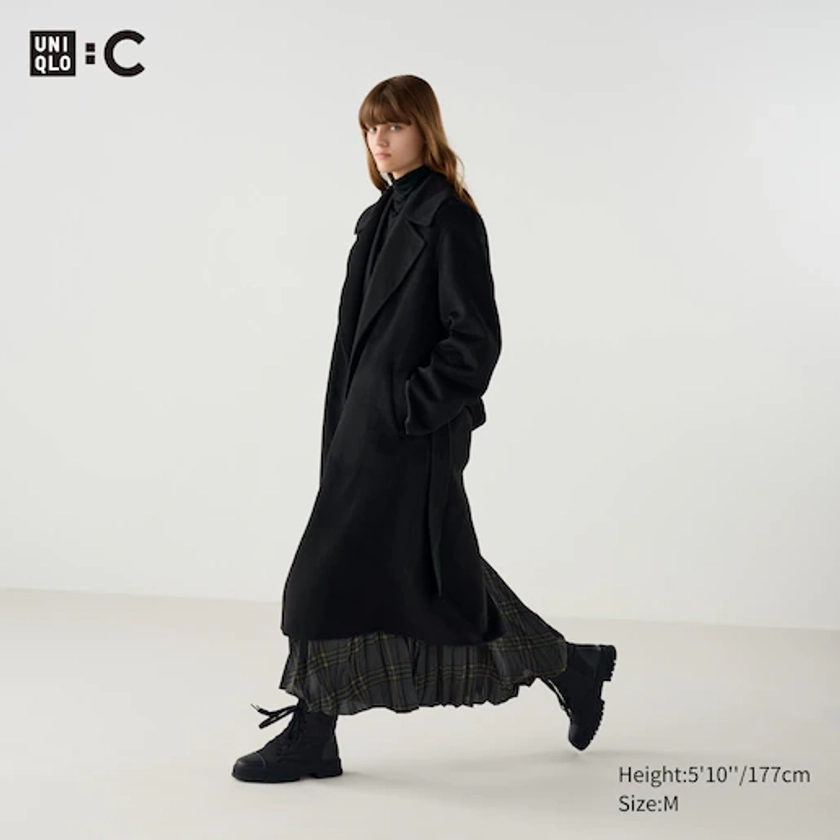 WOMEN'S DOUBLE FACE WRAP COAT | UNIQLO CA