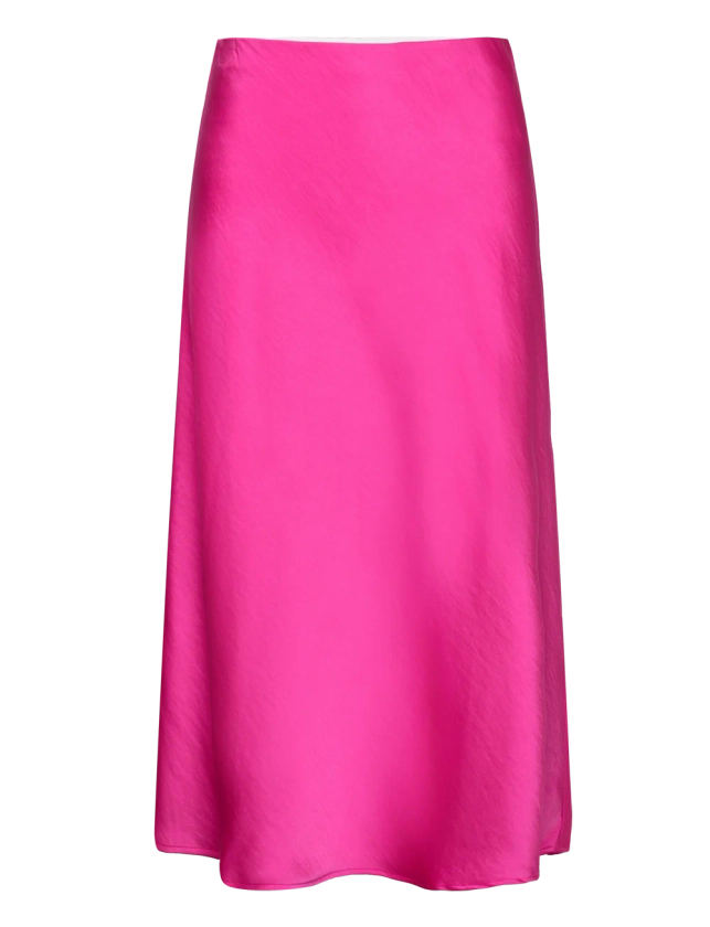 YAS Yaspastella Hw Midi Skirt - Noos (Rose Violet/Rosa) - 224 kr | Boozt.com