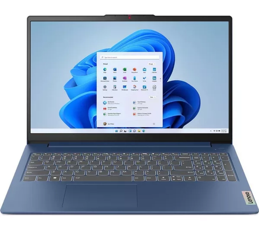 LENOVO IdeaPad Slim 3 15.6" Laptop - Intel® N100, 128 GB UFS, Blue