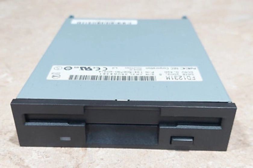 NEC FD1231M Floppy Drive 134-506790-603-4 Black Bezel 1.44MB TESTED | eBay