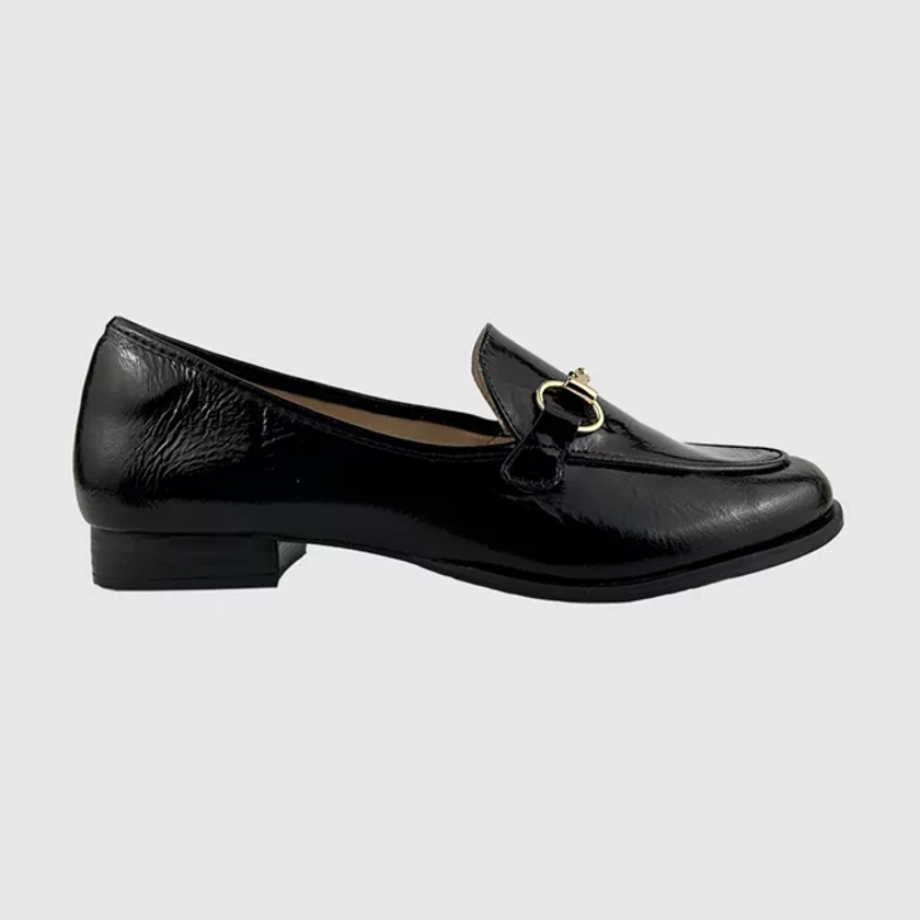 Mocassim Tomboy Couro Verviz Preto 533 - ArtemPe