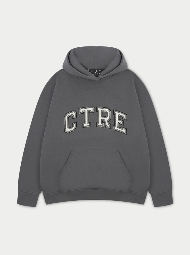 CTRE OVERSIZED HOODIE - CHARCOAL