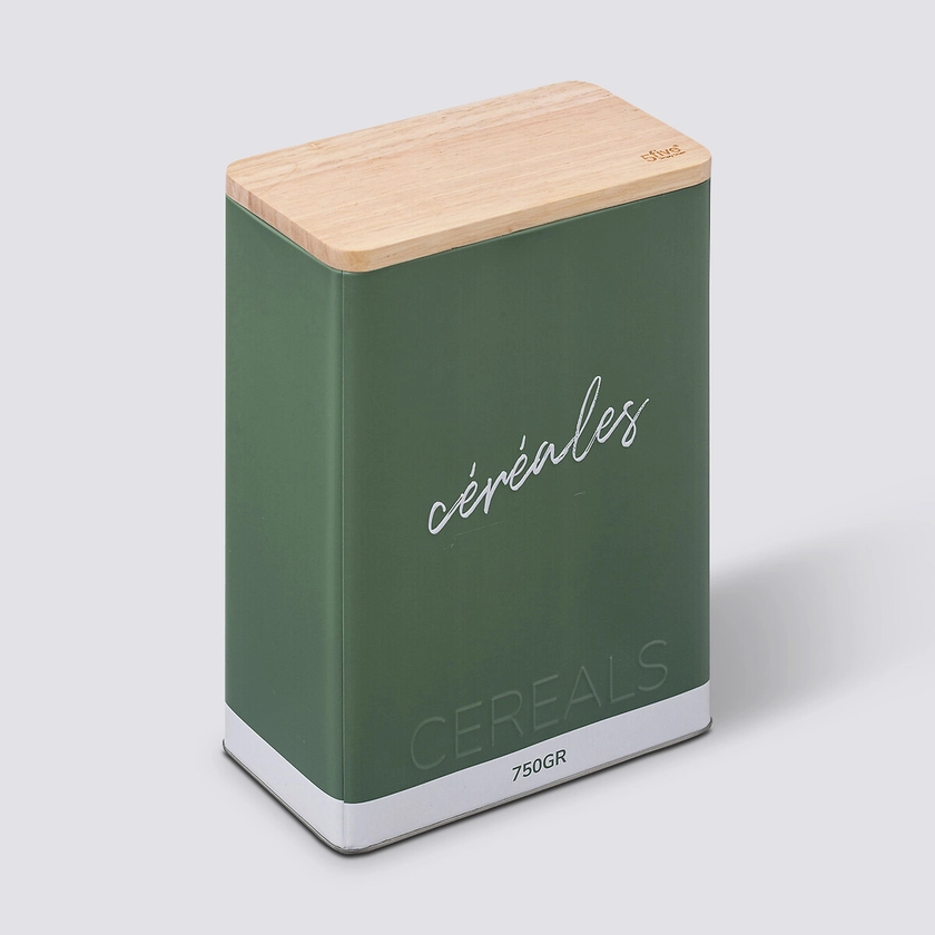 Boîte à céréales 750g, Vert - Color Edition | 5five