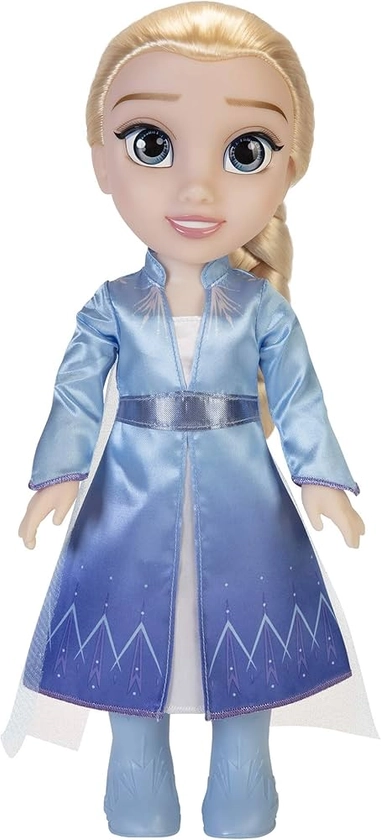 Disney Princesse - Poupée 38cm Elsa La Reine des Neiges - Licence Officielle Disney - Collection Mon Amie Princesse - avec Robe de Voyage et Accessoires - Cadeau Magique - Cadeau Enfants Dès 3 Ans : Amazon.fr: Jeux et Jouets