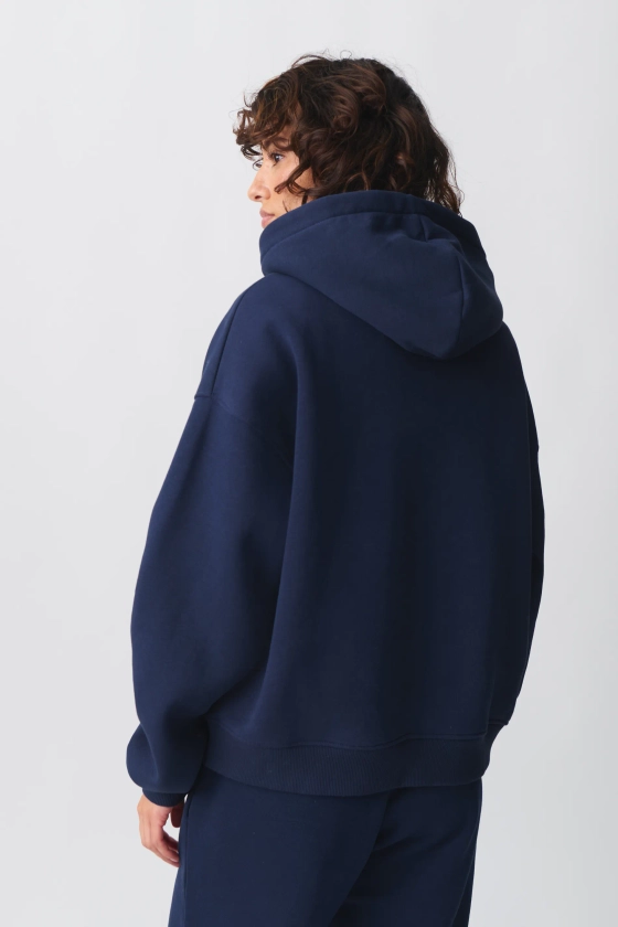 Basic original hoodie - Blauw - Dame - Gina Tricot