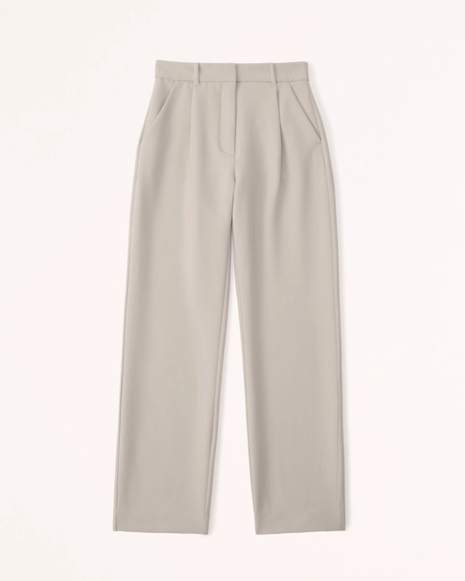 Women's Tailored Straight Pant | Women's Clearance | Abercrombie.com