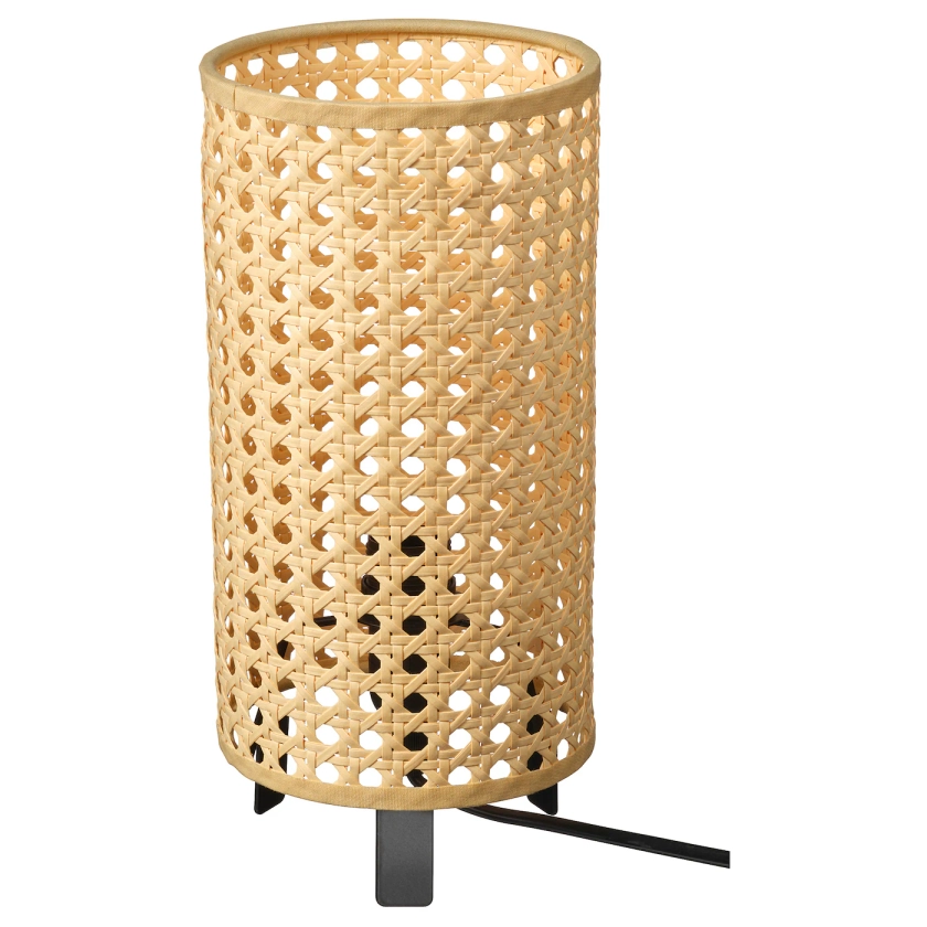 SAXHYTTAN table lamp, beige/black, 26 cm (10") - IKEA CA