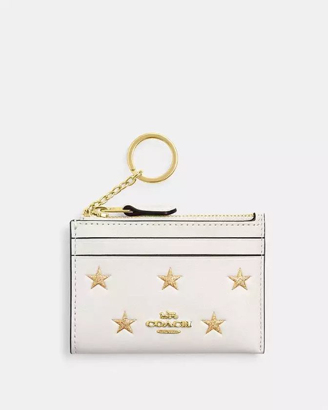 COACH® GB | Mini Skinny Id Case With Star Print