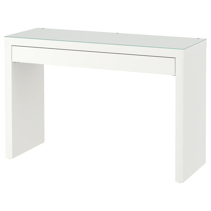 White dressing table MALM, 120 cm width x 41 cm.             - IKEA