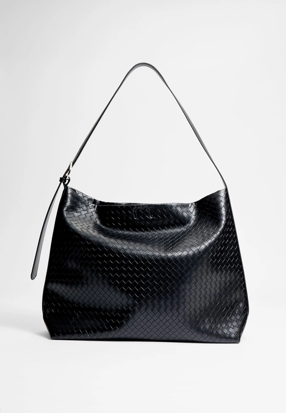 Woven shoulder bag - Women's Bags | Stradivarius France