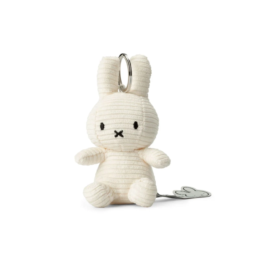 MIFFY & FRIENDS Miffy Keychain Corduroy Offwhite (10cm)