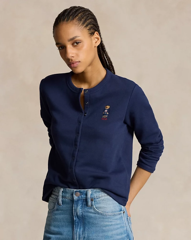 Polo Bear French Terry Cardigan