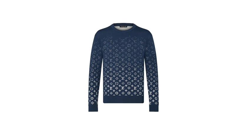 Products by Louis Vuitton: LVSE Monogram Degrade Crewneck