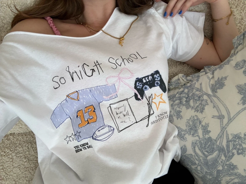 shirt - so high school - taylor swift