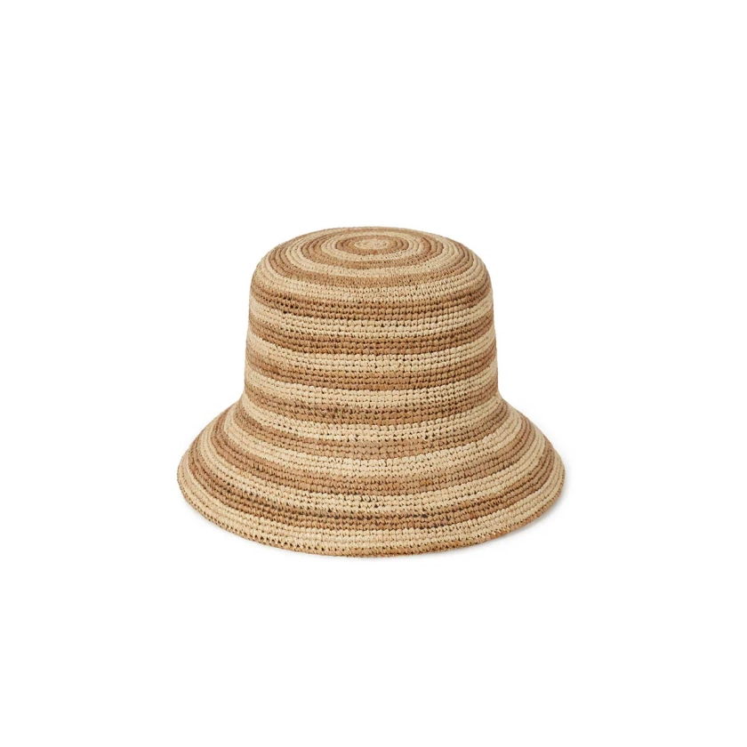 The Inca Bucket - Straw Bucket Hat in Natural | Lack of Color US