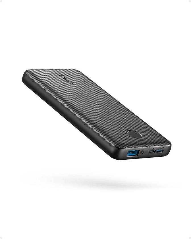 Anker Power Bank, Compact Portable Charger (PowerCore 10K) 10,000mAh Battery Pack with PowerlQ Charging Technology and USB-C for iPhone, iPad, Samsung Galaxy, Pixel, and More