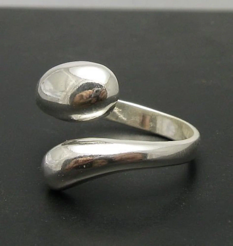 R000222 anello in argento STERLING 925 tinta regolabile