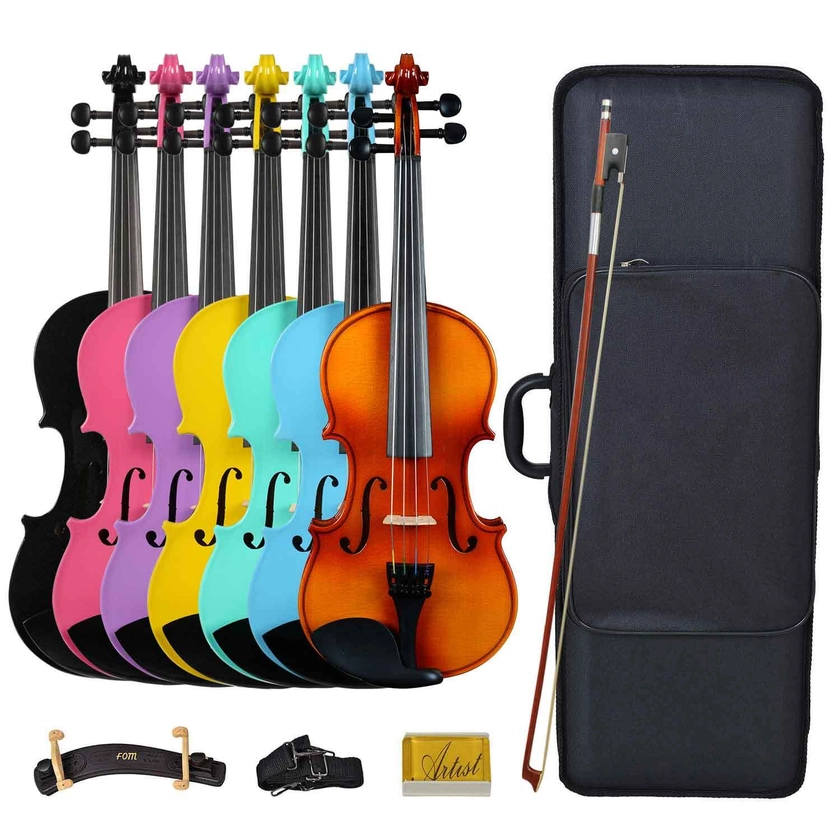 Artist SVN34 Solid Wood Student Violin Package 3/4 Size