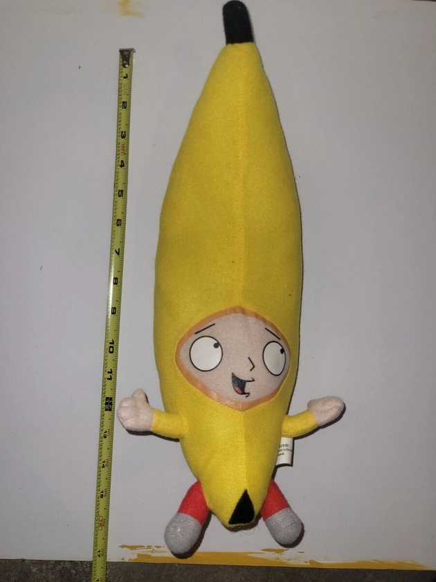 Family Guy Peanut Butter Jelly Time Stewie Banana plush