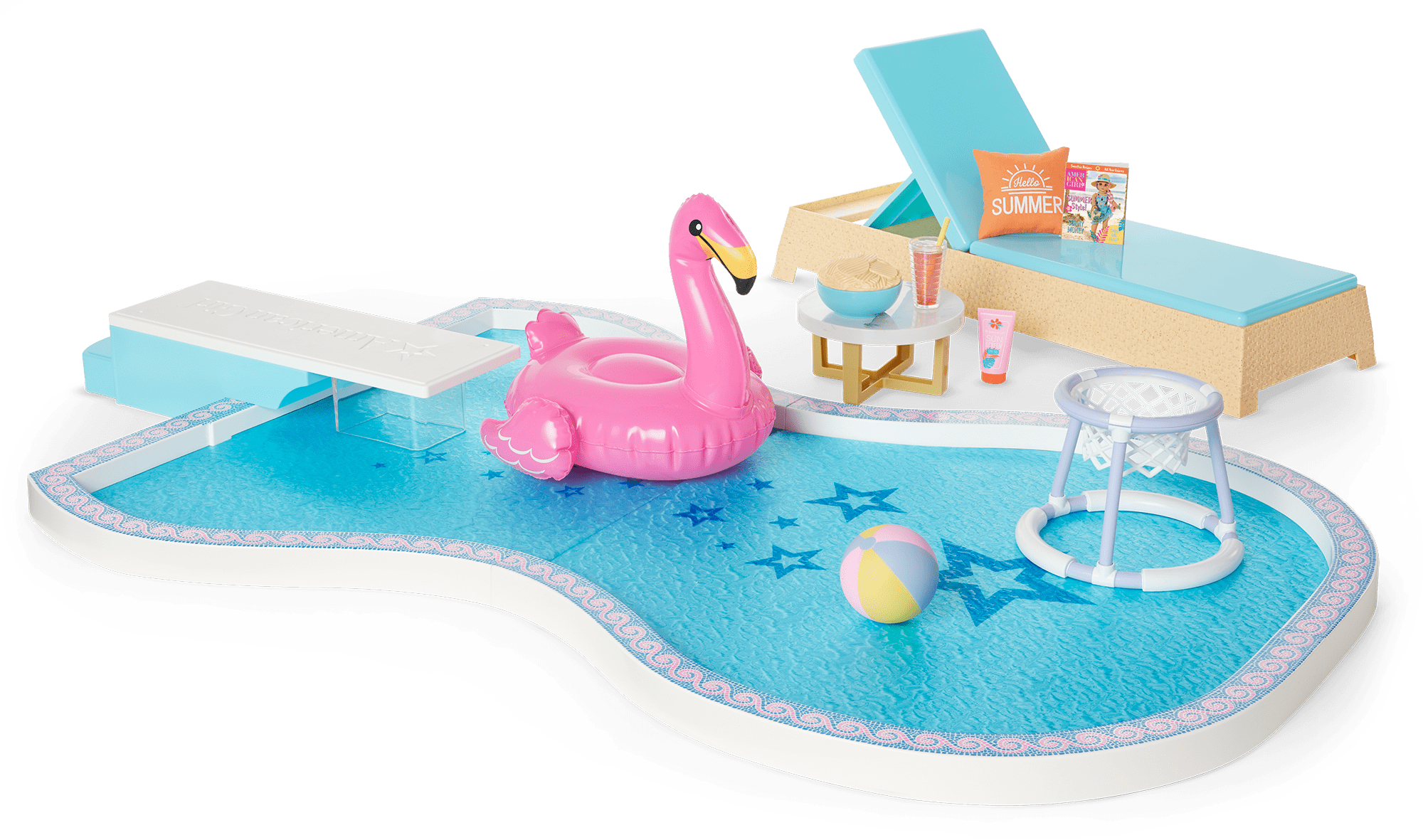 Dive into Fun Pool Set for 18-inch Dolls | American Girl®