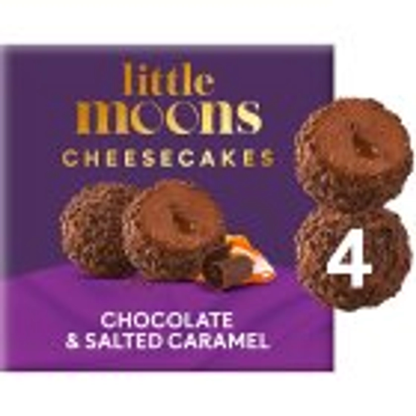 Little Moons Chocolate & Salted Caramel Mochi Cheesecakes