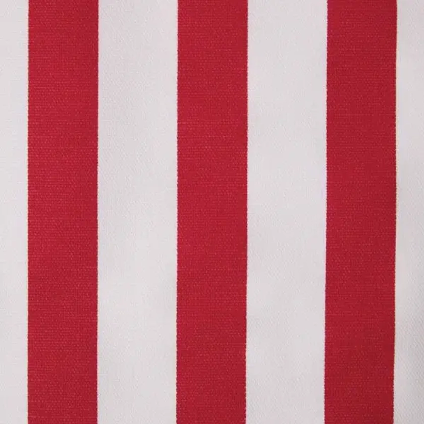 Pure Cotton Red Thick Stripe Fabric 150 cm Wide