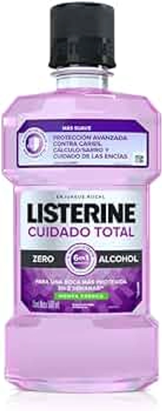 Enjuague Bucal Listerine Cuidado Total Zero Alcohol 500 ml