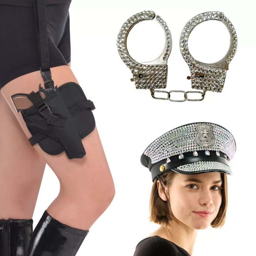 Adult Police Officer Premium Costume Accessory Kit