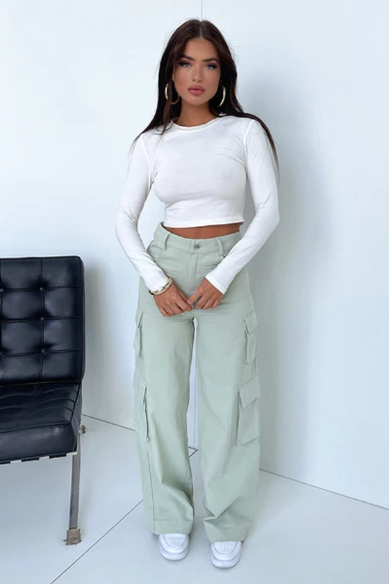 Venus Cargo Pants - Sage