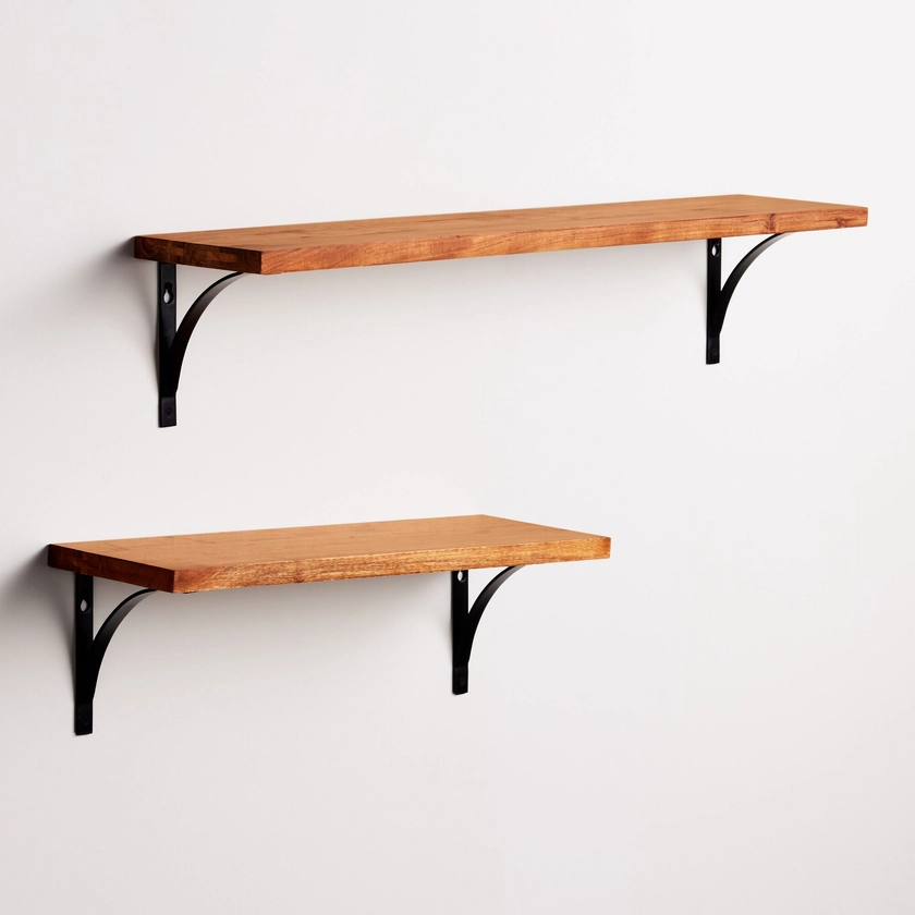 Acacia Wood Mix & Match Wall Shelf - World Market