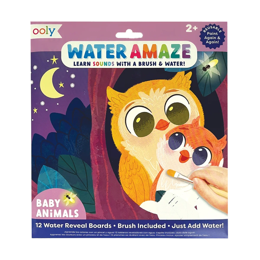 Water Amaze Water Reveal Boards - Baby Animals