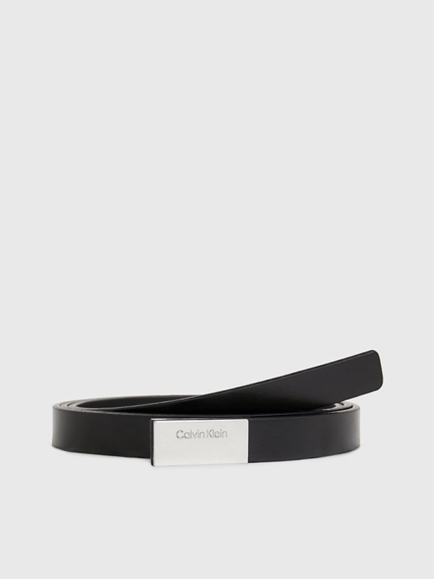 Slim Leather Belt Calvin Klein® | K60K611432BEH