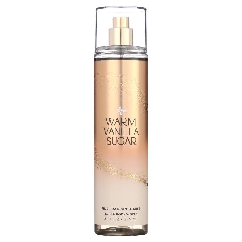 Bath & Body Works Warm Vanilla Sugar Fine Fragrance Body Mist Full Size 8 fl oz