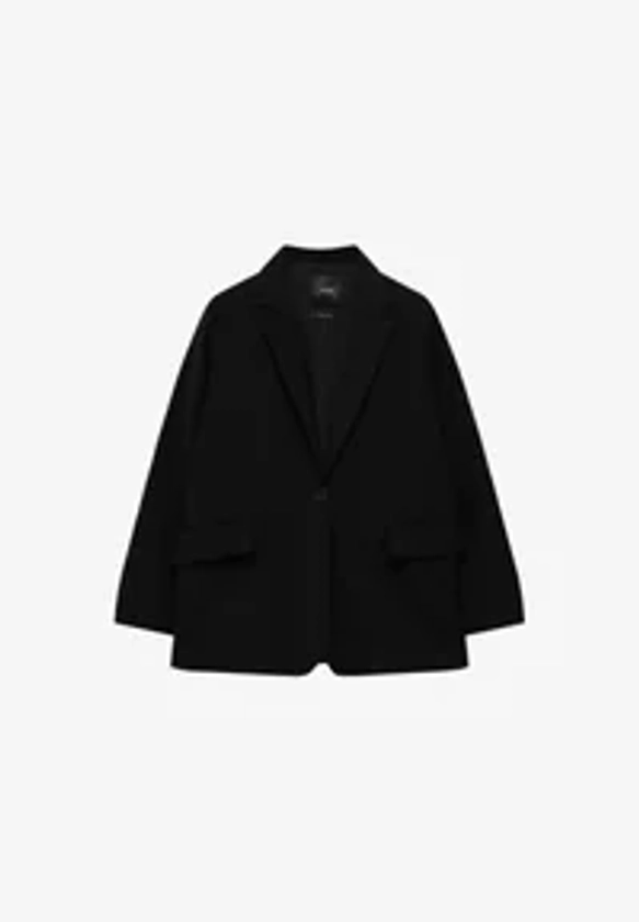 PULL&BEAR BASIC COLOURED - Blazer - black/noir - ZALANDO.FR