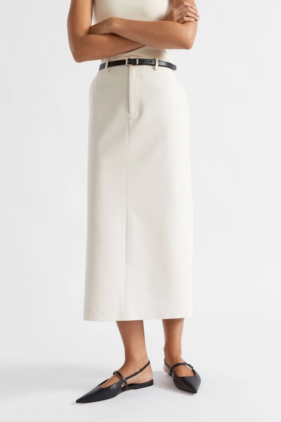Maxi Length Tailored Skirt