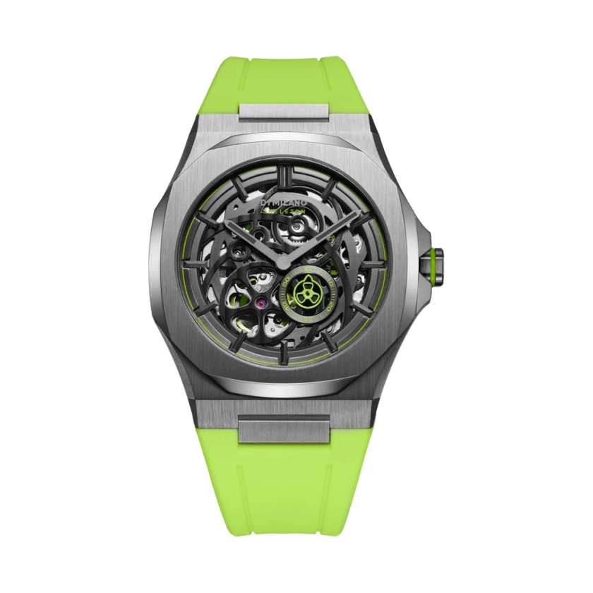 Skeleton Rubber 41.5 mm - Slice Lime | D1 Milano