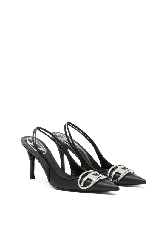 D-VENUS SB Woman: Slingback pumps in nappa leather, D logo | Diesel