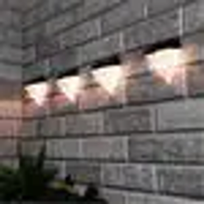 Solar Diamond Fence Lights (Pack of 4)