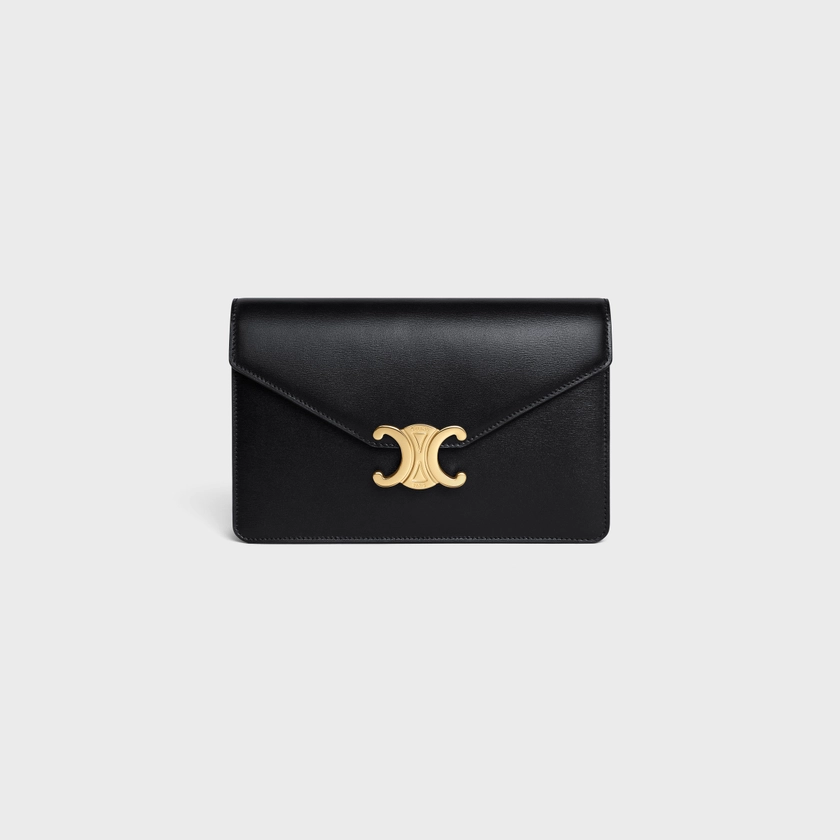 마고 체인 지갑 - 샤이니 카프스킨 - 블랙 | CELINE | 셀린느