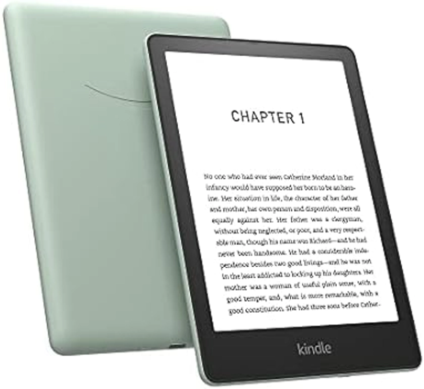 Kindle Paperwhite Signature Edition | 32 GB with a 6.8" display, wireless charging and auto-adjusting front light | Without ads | Agave Green