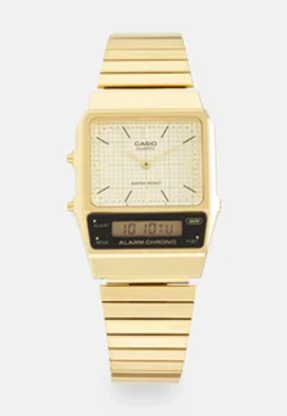 Casio ANALOG DIGITAL UNISEX - Watch - gold-coloured - Zalando.co.uk