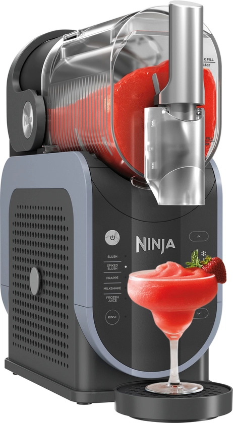 Ninja SLUSHi Professional Frozen Drink Maker, 88 oz. Frozen Drink & Slushie Machine, 5 Preset Programs Artic Blue & Gray FS301 - Best Buy