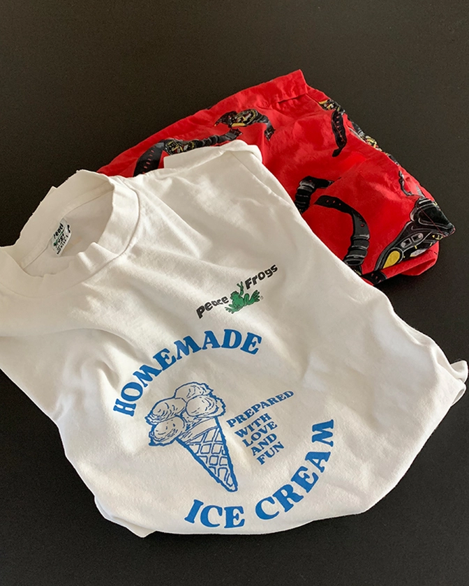 Vintage "HOMEMADE ICE CREAM" T-shirt : lilisun