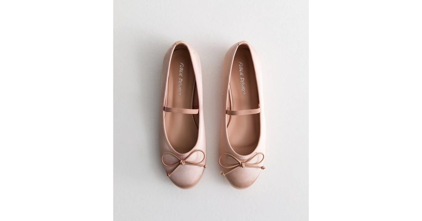 Public Desire Alexa Pink Ballet Pumps | New Look