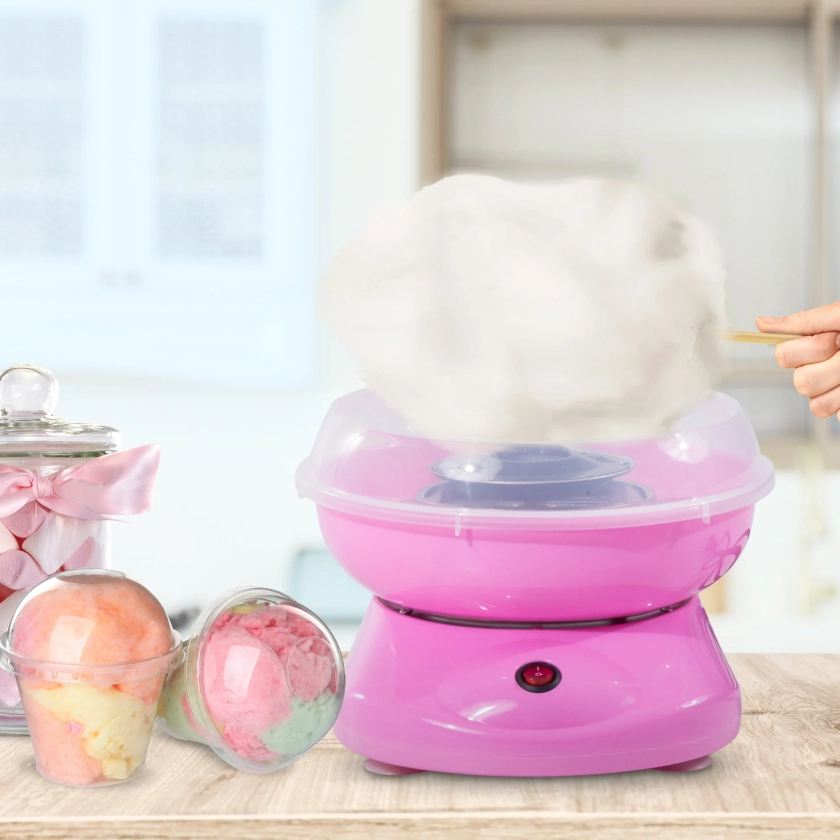 Homcom Candy Floss Machine Electric Cotton Candy Maker Gadgetry 450W (