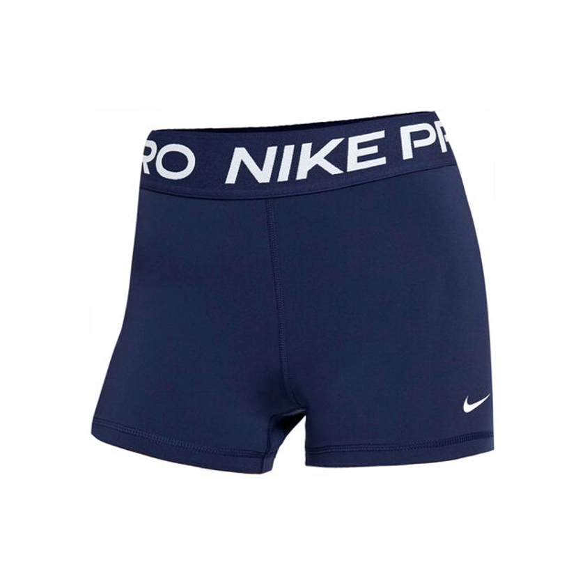 Buy Nike Pro 3in Shorts Women Dark Blue, White online | Running Point UK