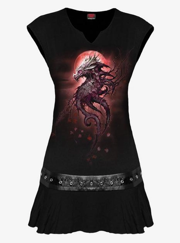 Spiral Oak Dragon Stud Waist Mini Dress | Hot Topic