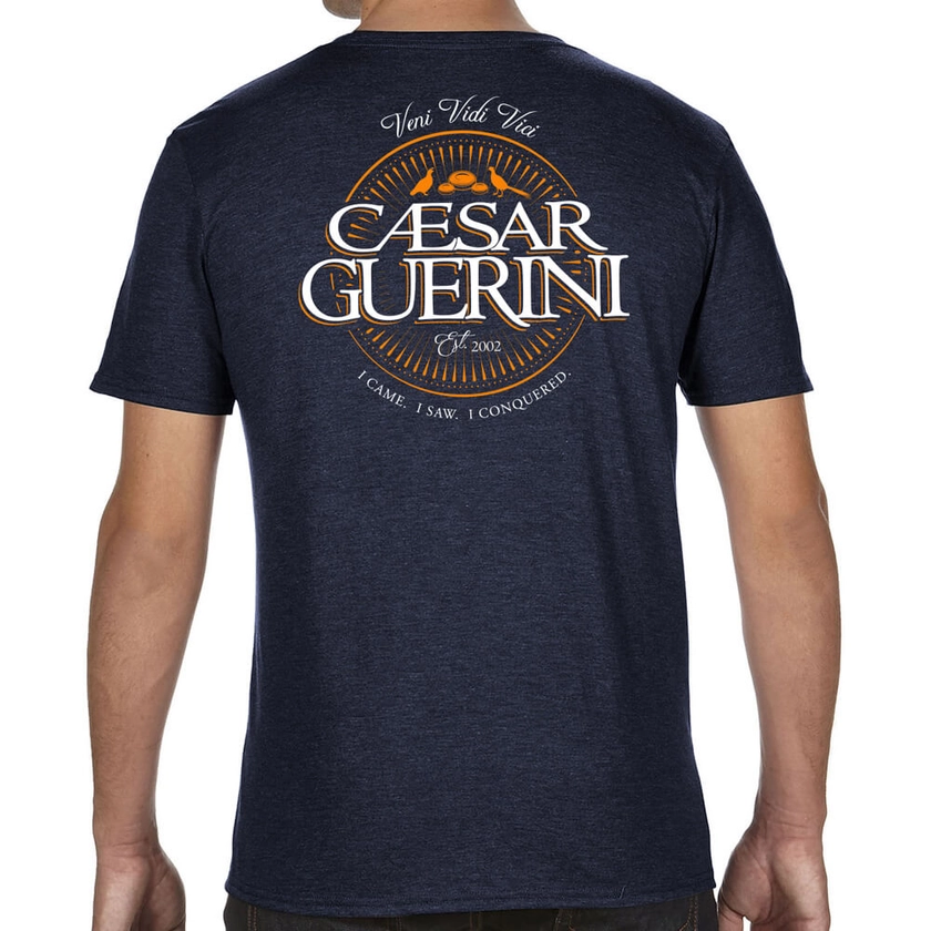 Conquered Insignia Tshirt (Navy Heather) - Caesar Guerini USA
