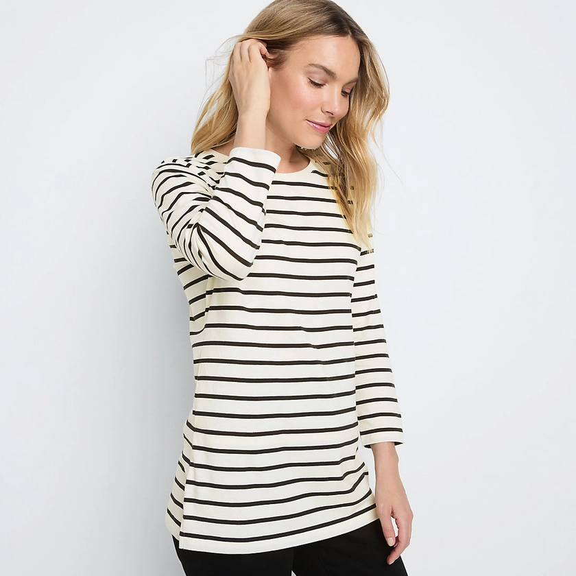 Women's 3/4 Sleeve Cotton Supima Tunic